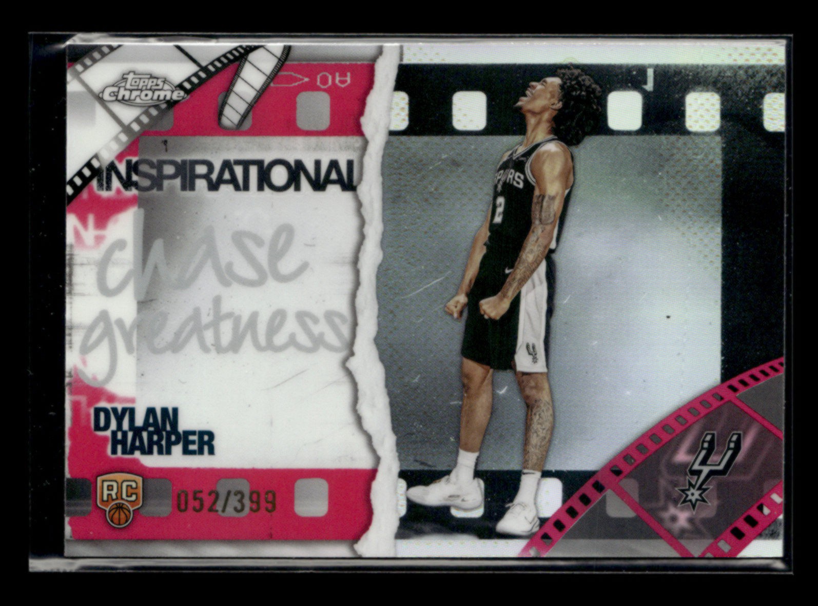 Dylan Harper 2025-26 Topps Chrome Inspirational Magenta RC 052/399 [bmxc1