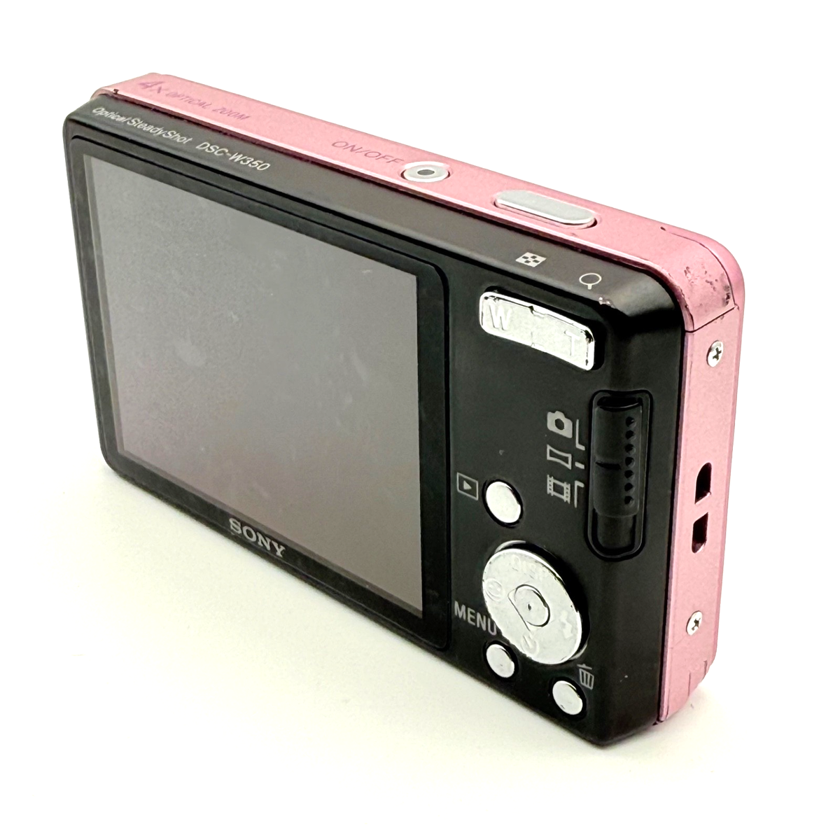 Sony Cyber-Shot DSC-W350 Pink Compact Digital Camera Used Sharp