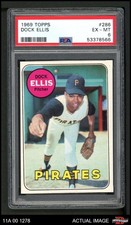 1969 Topps #286 Dock Ellis Pirates RC PSA 6 - EX/MT