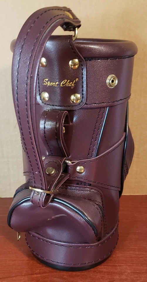 Wine Chiller Golf Bag, Sport Chef Golf Bag Wine Chiller Burgundy  Champagne 11.5 - Image 2 of 4