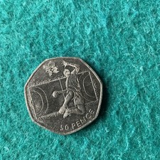 2011 Olympic Handball Coin 50p Circulated