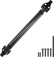 14"Gate Spring Self Closing Heavy Duty Black Door Closer Adjustable Tensioner