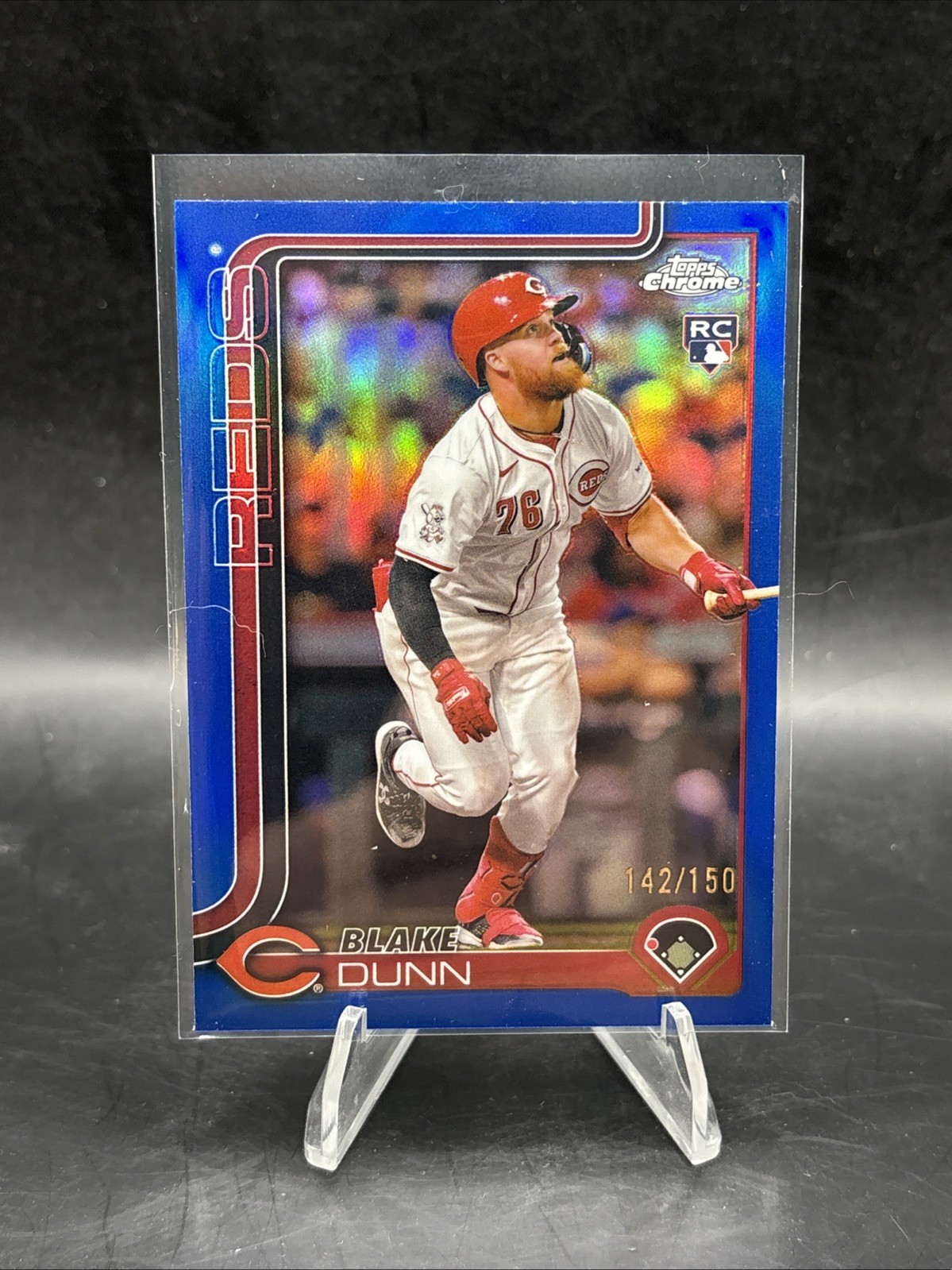 2025 Topps Chrome - Blake Dunn #161 Blue Refractor /150 (RC)