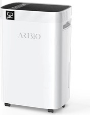 ARIBIO 20L/Day Dehumidifier for Home with Digital Display, 24H Timer, Clothes Dr