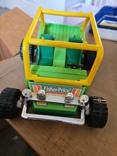 Vintage 1978 Fisher-Price Dune Buggy Toy Roll Bar Green 