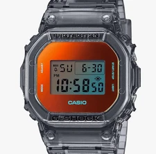 Casio G-SHOCK DW-5600TLS-8JF Beach Time Lapse Grey Skeleton Men's Watch Japan