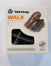 Yaktrax Walk Ice Traction Cleats Medium M9-11 W10.5-12.5 Snow Grips Tested -new Yaktrax Walk Ice Traction Cleats Medium M9-11 W10.5-12.5 Snow Grips Tested -new