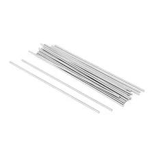 20Pcs 100mm Long 1.5mm Dia Steel Rod Round Stock Lathe Tools Metal Fabrication