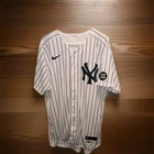 2021 MLB Game Issued Worn Nike New York Yankees Luke Voit Home Jersey Size 46