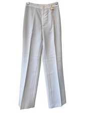 Vintage 70s Levis Bend Over Straight Leg Pants Sz 10 White High Rise NEW