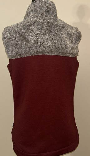 THE NORTH FACE Women's Hybirnation Neo Thermal 3D Vest Maroon Size S - Picture 15 of 16