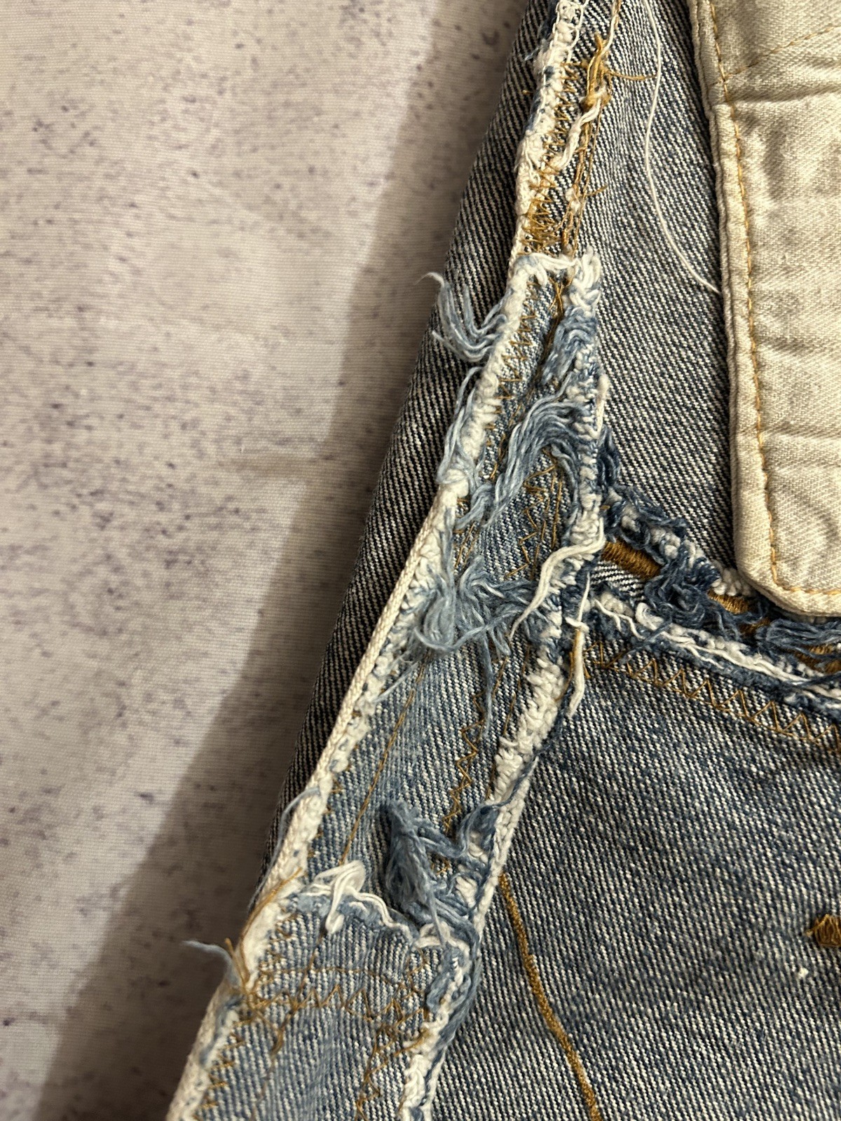 Vintage 60s Levi’s Patchwork Custom Big E Selvedg… - image 14