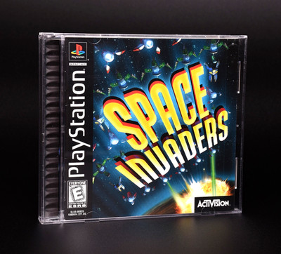 Space Invaders Sony PlayStation 1 PS1 Complete CIB w/ Reg Card Tested