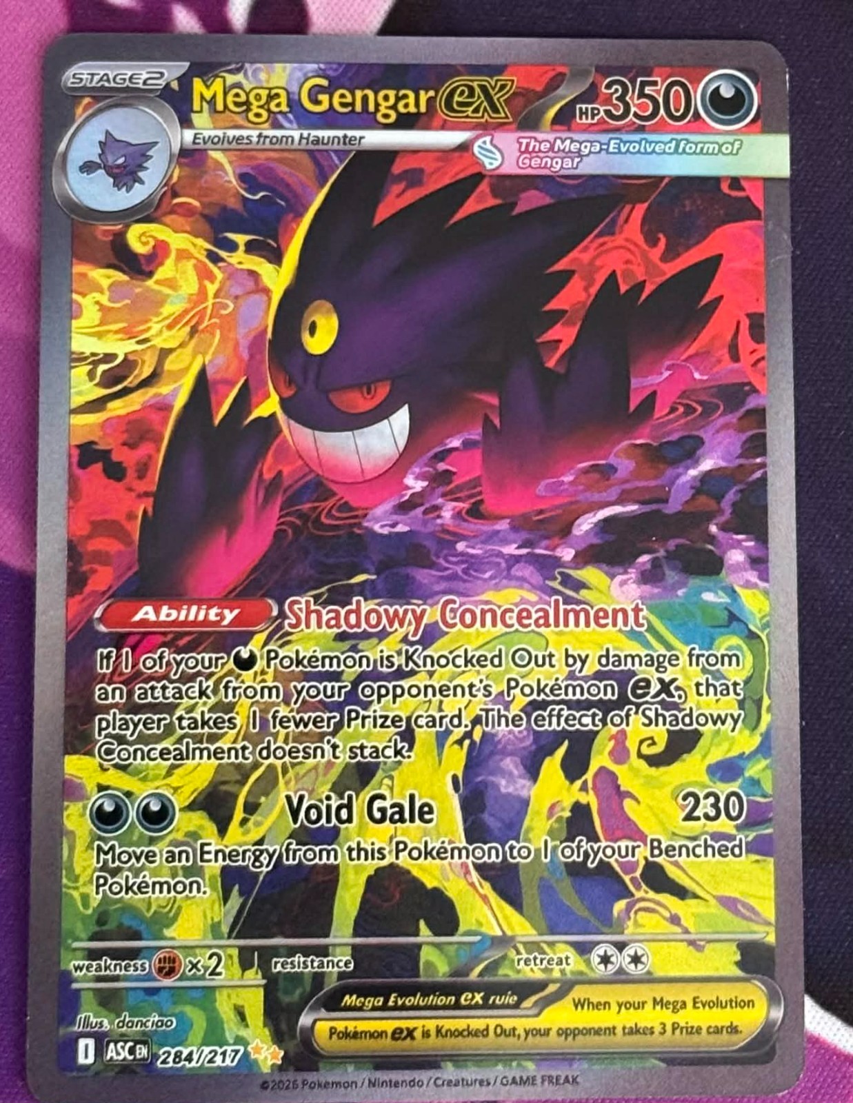 mega gengar ex sar 284/217