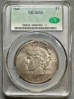 1928   PEACE DOLLAR   CAC  AU55   KEY DATE