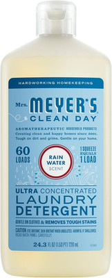 Mrs Meyers Ultra Concentrated Liquid Laundry Detergent Rain Water Scent 24.3oz