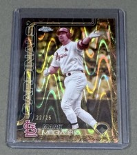 2025 Topps Gilded Mark McGwire Gold Raywave /25