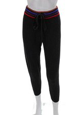 Splendid Womens Jogger Sweatpants Black Drawstring Cashmere Blend Size XS
