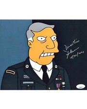 Martin Sheen signed 8x10 Photo Seymour Skinner The Simpsons JSA Authentication