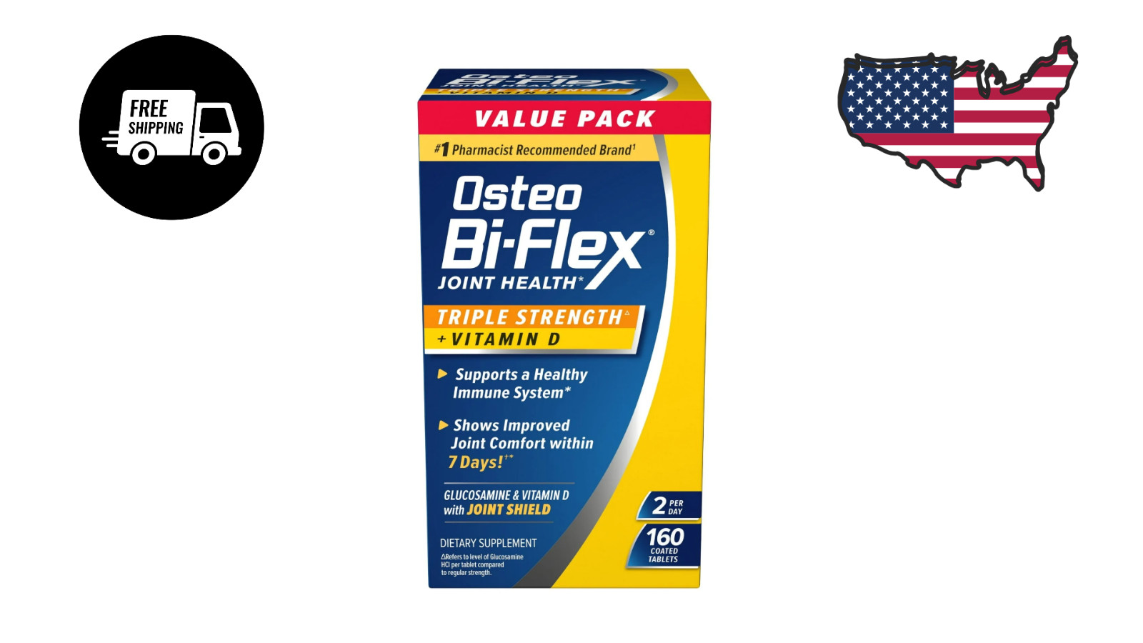 Osteo Bi-Flex 3+ Vitamin D Joint Supplement