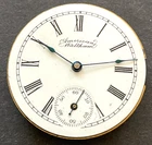 Antique American Waltham Model 1891 60 Pocket Watch Movement Parts/Repair 0s 7j
