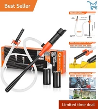 Portable Fuel Transfer Pump Battery Powered Garage Car Gasoline Kerosene Water