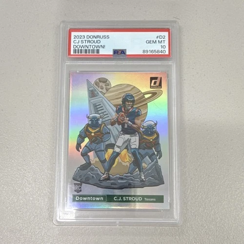 2023 Panini Donruss Downtown C.J. Stroud Houston Texans Rookie PSA 10 D-2