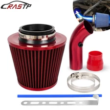 3"/76mm Car Cold Air Intake Filter Induction Kit Pipe Power Flow Hose System