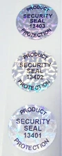 TWpp20 Product Protection #'d Security Seals 100 to 1000 Tamper Evident Stickers