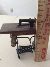 dollhouse miniature Concord  vintage sewing machine