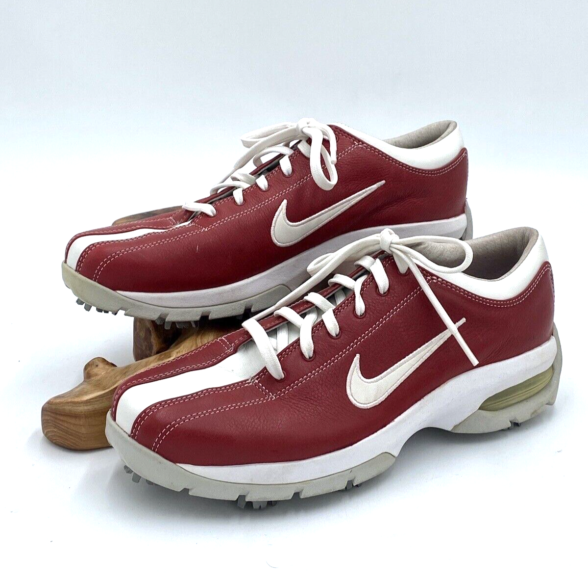 Nike Sport Performance Golf Cleats Shoes Women 6.5M Red White 030911 PA2 Activit