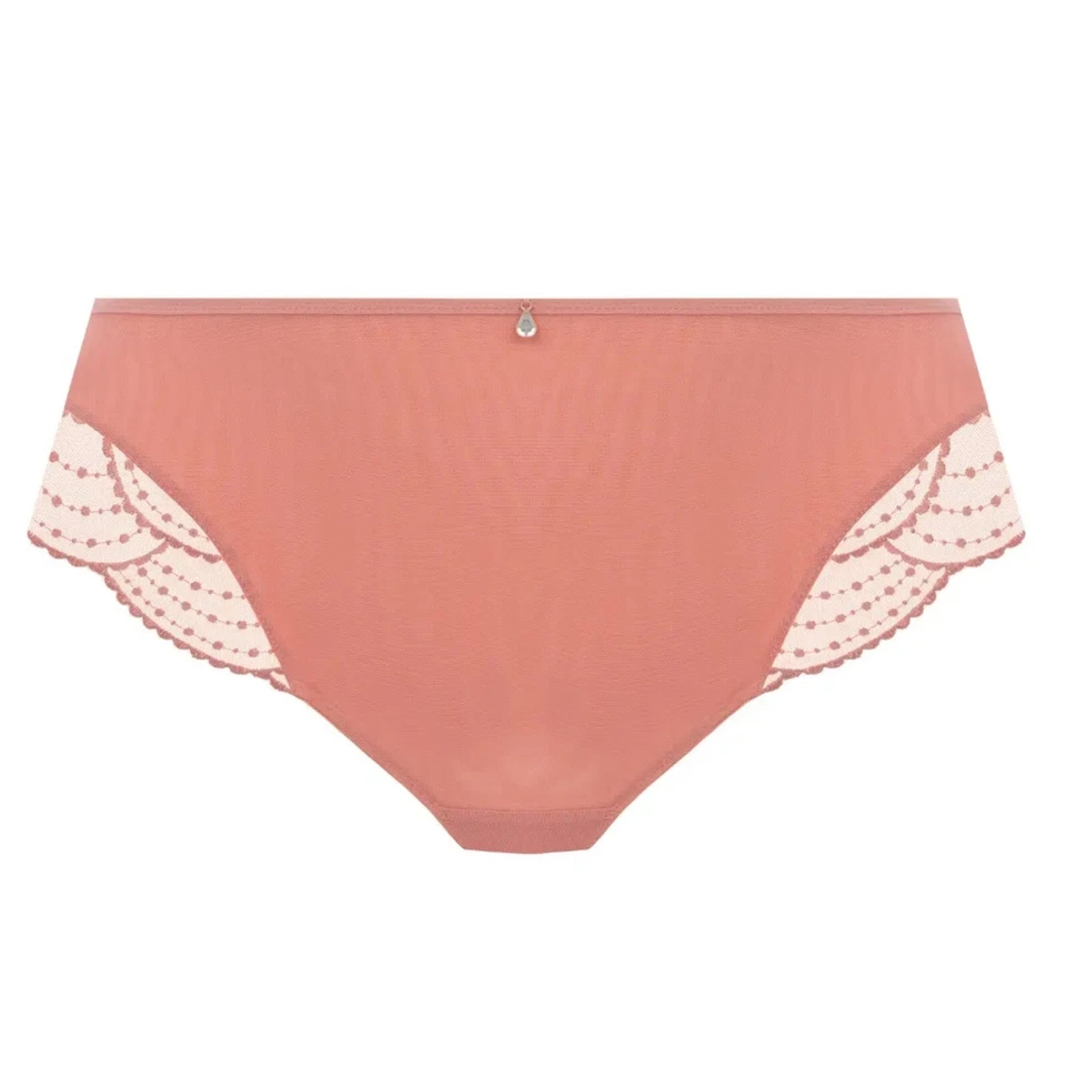 Lencería Braguita Braguita Elomi Priya Rosa Encaje Talla M 12 14 Sin VPL Bragas Brasileñas 4557 Foto 4 de 4
