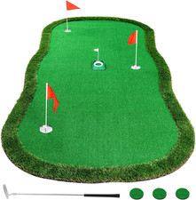 Golf Putting Green, 5X10Ft Professional Training Mat Golf Practice Putting Mat f