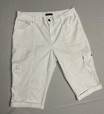 lee relaxed fir women  s white jeans size 16 m