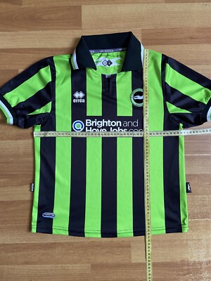 ブライトン　errea エレア　ヴィンテージ　ユニフォーム BRIGHTON HOVE ALBION 2010 2011 AWAY FOOTBALL SHIRT SOCCER JERSEY