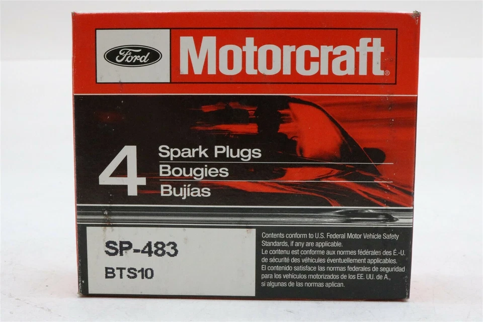 NUEVO Juego de 4 bujías Motorcraft SP-483 Chevy Chrysler DeSoto Nash 1929-1936 Foto 2 de 4