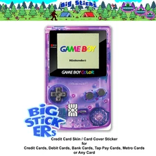 Color Game Boys Assorted Credit Card Skin Cover, SMART Card Sticker Skin Decal
