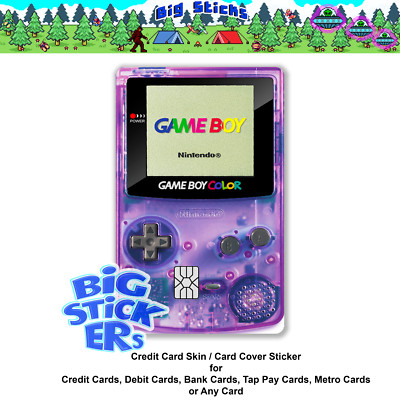Color Game Boys Assorted Credit Card Skin Cover, SMART Card Sticker Skin Decal