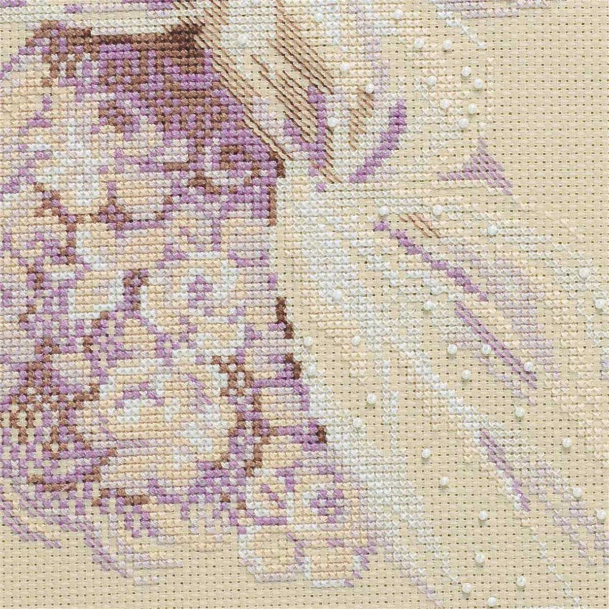 Riolis counted cross stitch Kit Lilac Evening, DIY