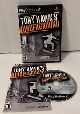 Tony Hawk's Underground (PlayStation 2, 2004) - Complete with Manual!