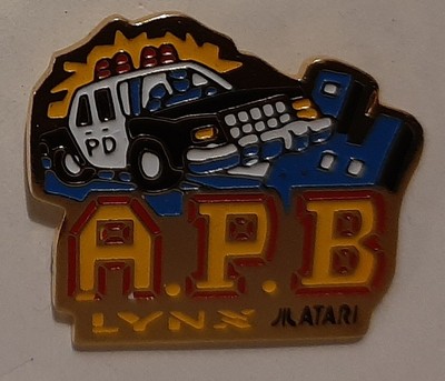 Anstecknadel Anstecker Retro Pin APB Spiel Atari Lynx Konsole Kutte rar selten