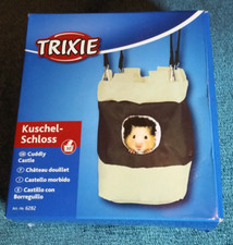 Trixie Kuschelschloss f&uuml;r Hamster und M&auml;use, 10 x 19 x 10 cm, Neu, Grau/Hellgr&uuml;n