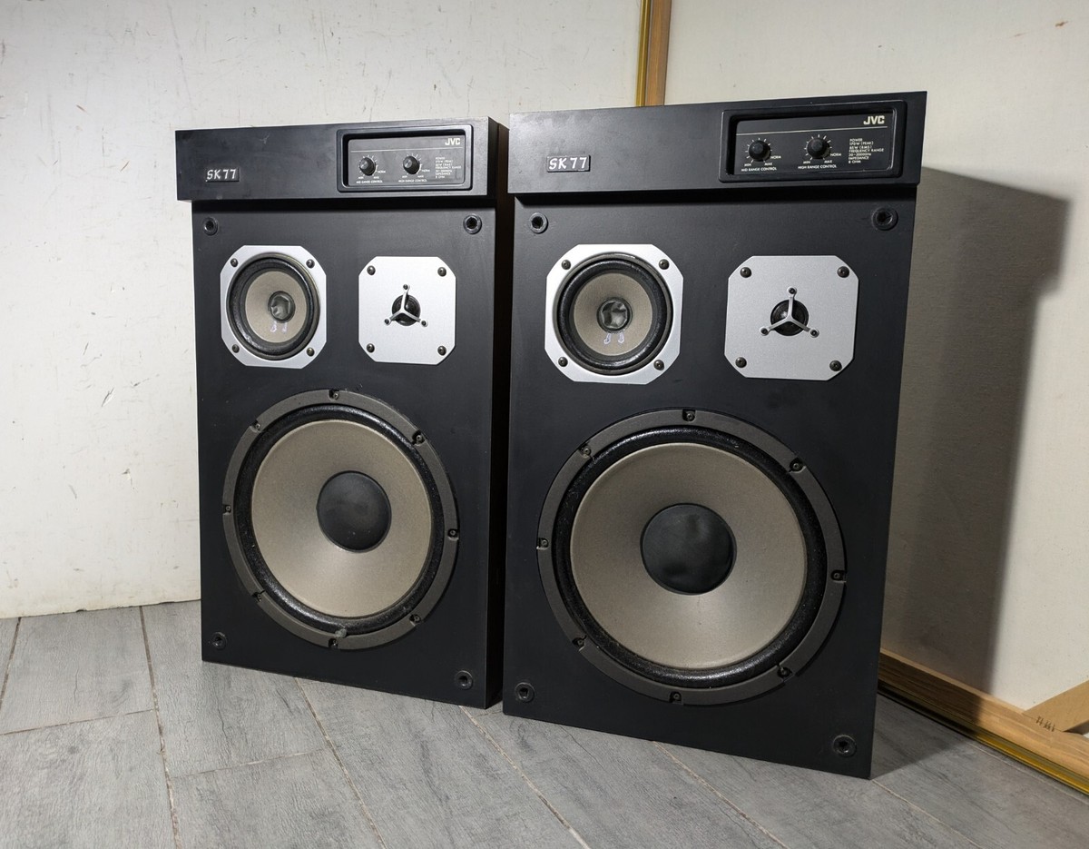 Vintage Pair of JVC SK-77 3-Way Speakers SK-77B | eBay Vintage Pair of JVC SK-77 3-Way Speakers SK-77B | eBay