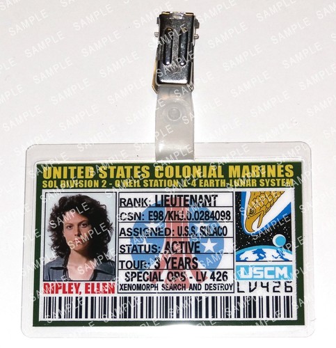 Aliens US Colonial Marines Cosplay Costume Prop Fancy Dress Comic Con Halloween - Picture 2 of 7
