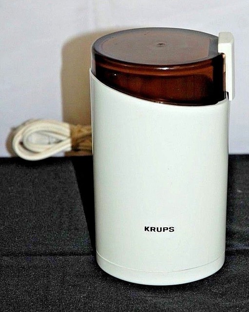 Vintage Krups Fast Touch Type 203 Coffee Grinder 160W Beige