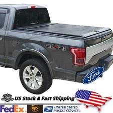 Bed Retractable Roll-up Hard Tonneau Truck Cover Lock For Ford F-150 5.5ft 10-24