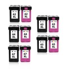 Black Color Ink Cartridge 62XL 63XL 64XL 65XL 67XL High Yield for HP printer Lot