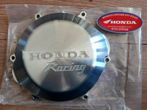 NOS HONDA RACING CR 250 500 R 1989 - 2001 BILLET CLUTCH OUTER COVER CR500R *NEW* - Picture 1 of 2