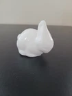 Vintage Imperial Glass Heisey Mold White Milk Glass Baby Bunny Rabbit
