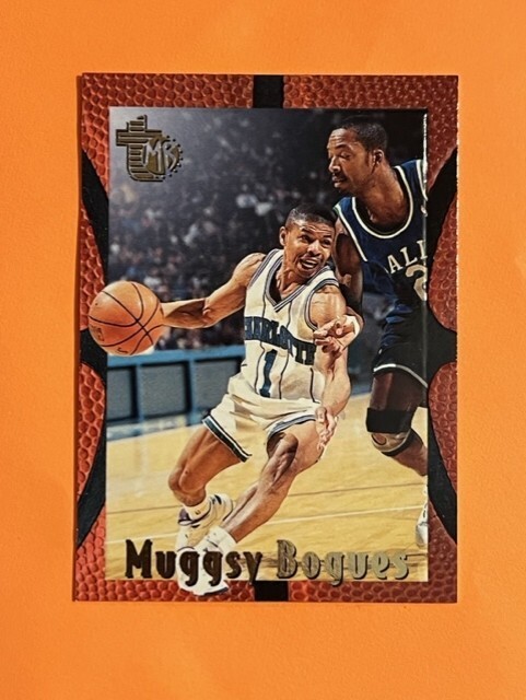 1994-95 Embossed Charlotte Hornets Basketball Card #9 Muggsy